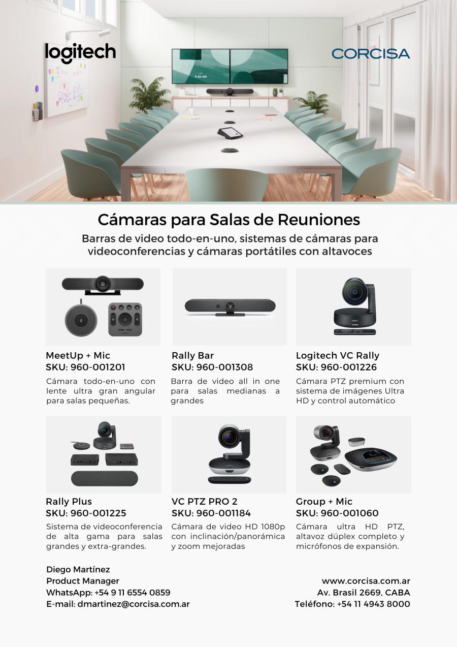 Cámaras para Videoconferencias Logitech