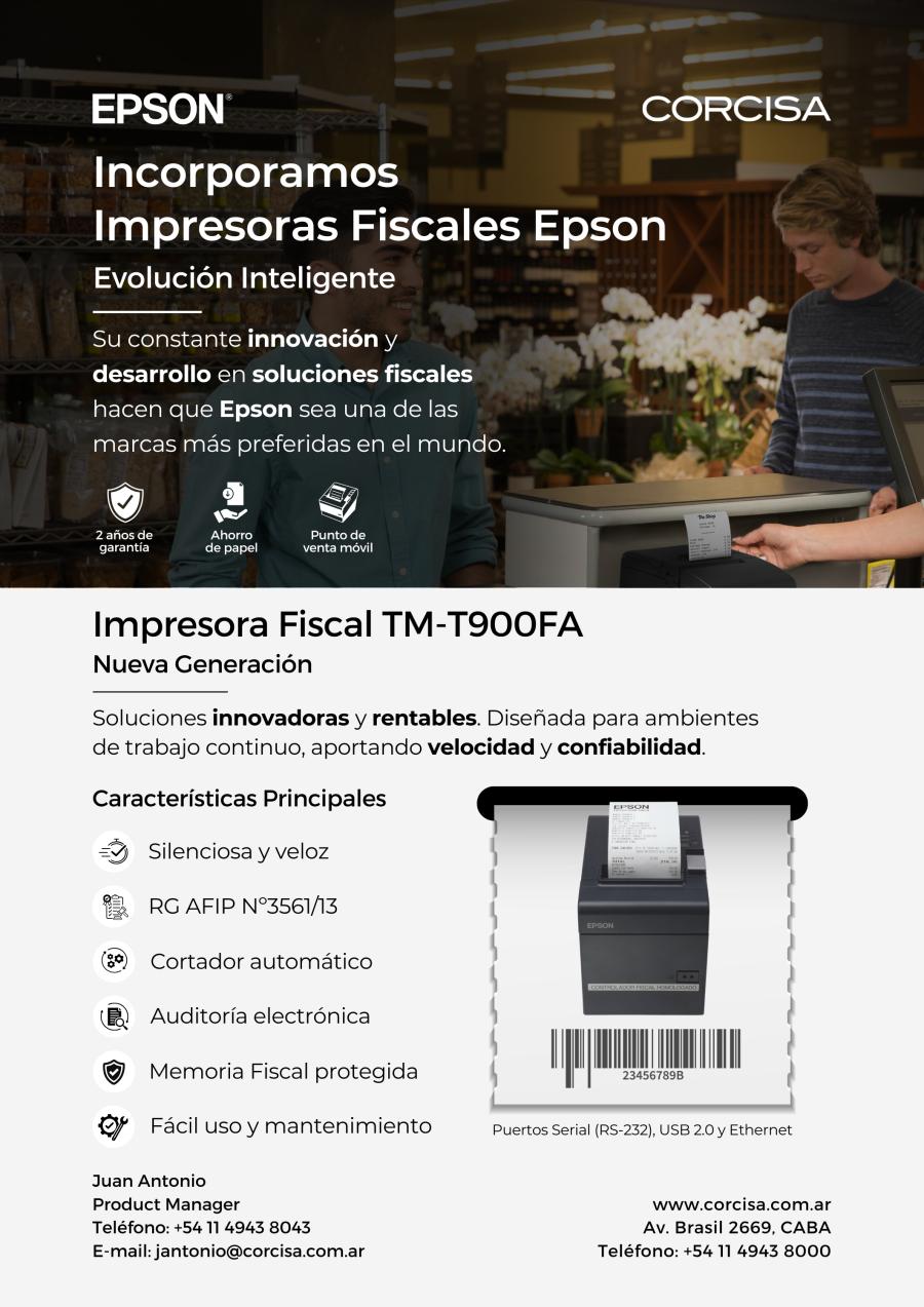 Impresoras Fiscales Epson