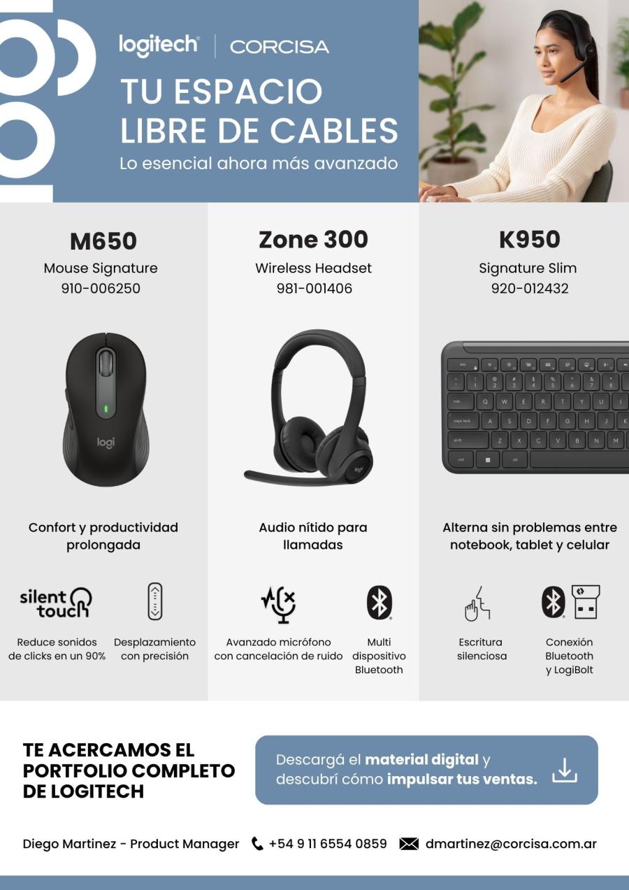 Descargá el material de mkt Logitech
