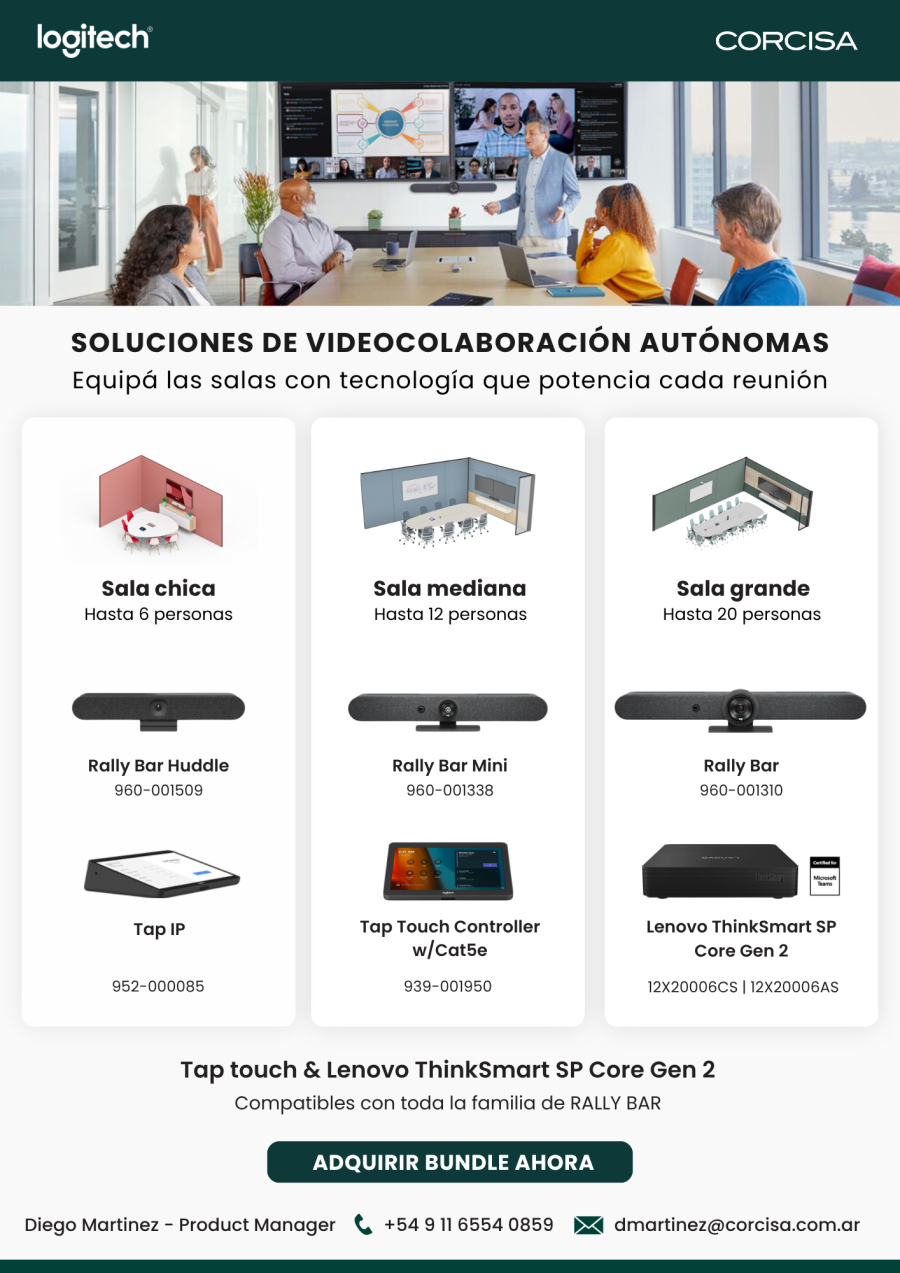 Soluciones para Salas de Conferencias Logitech