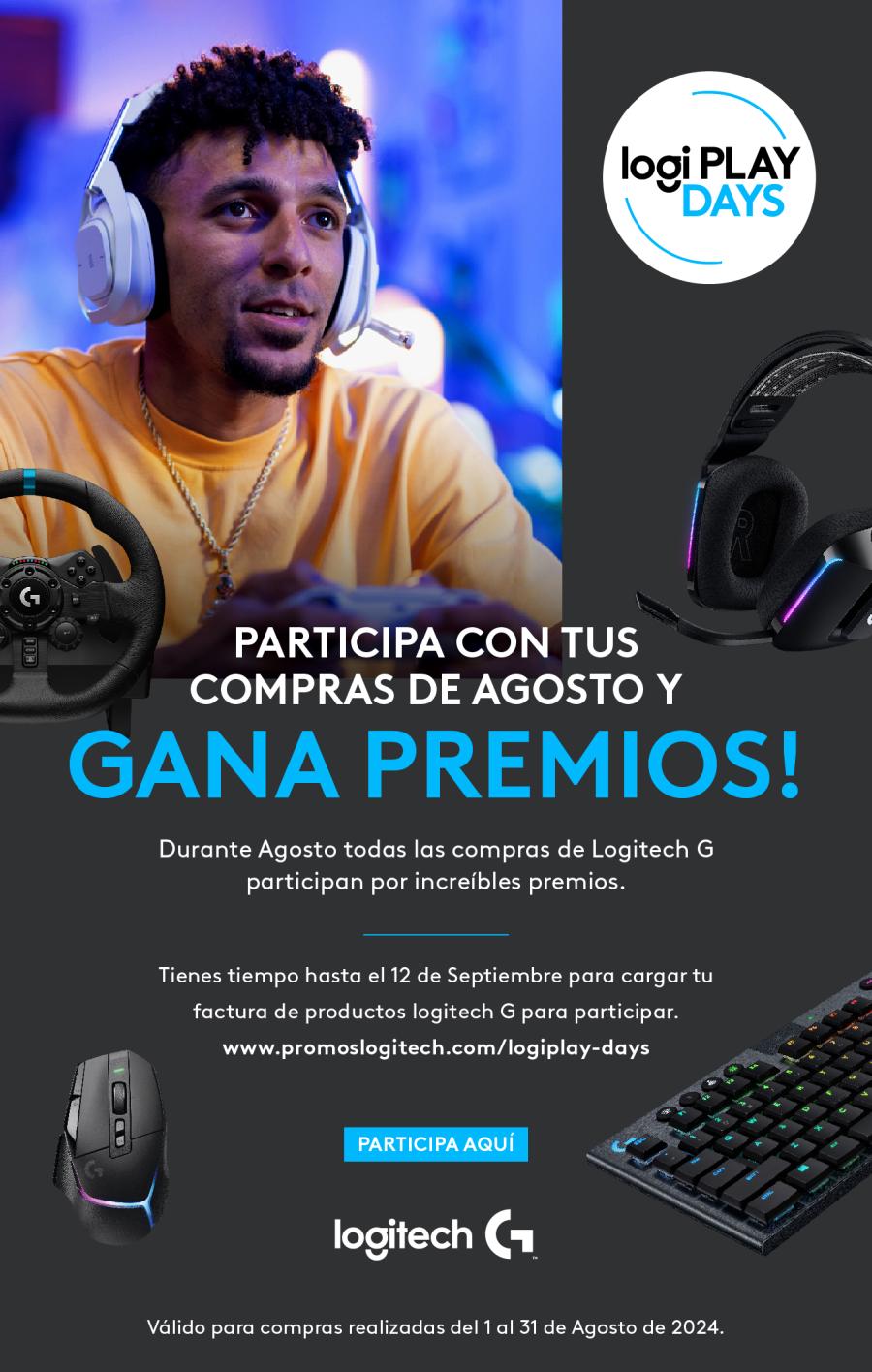 ¡Ganá Premios junto a Logitech G!