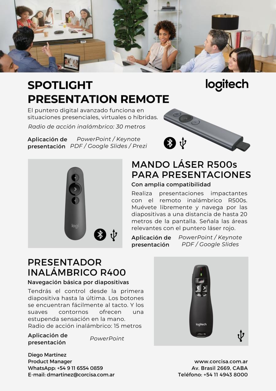 Controles Inalámbricos Logitech