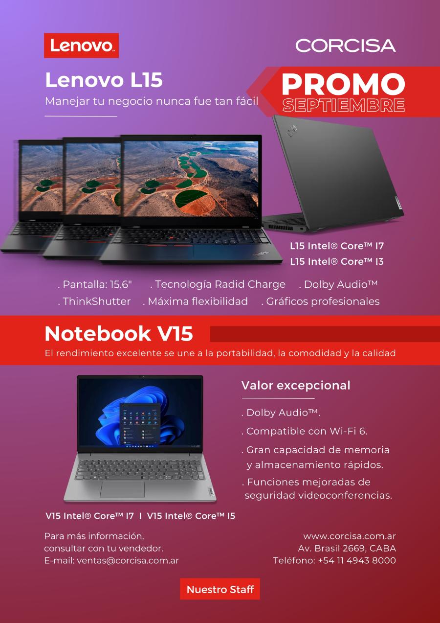 Promo Notebooks Lenovo