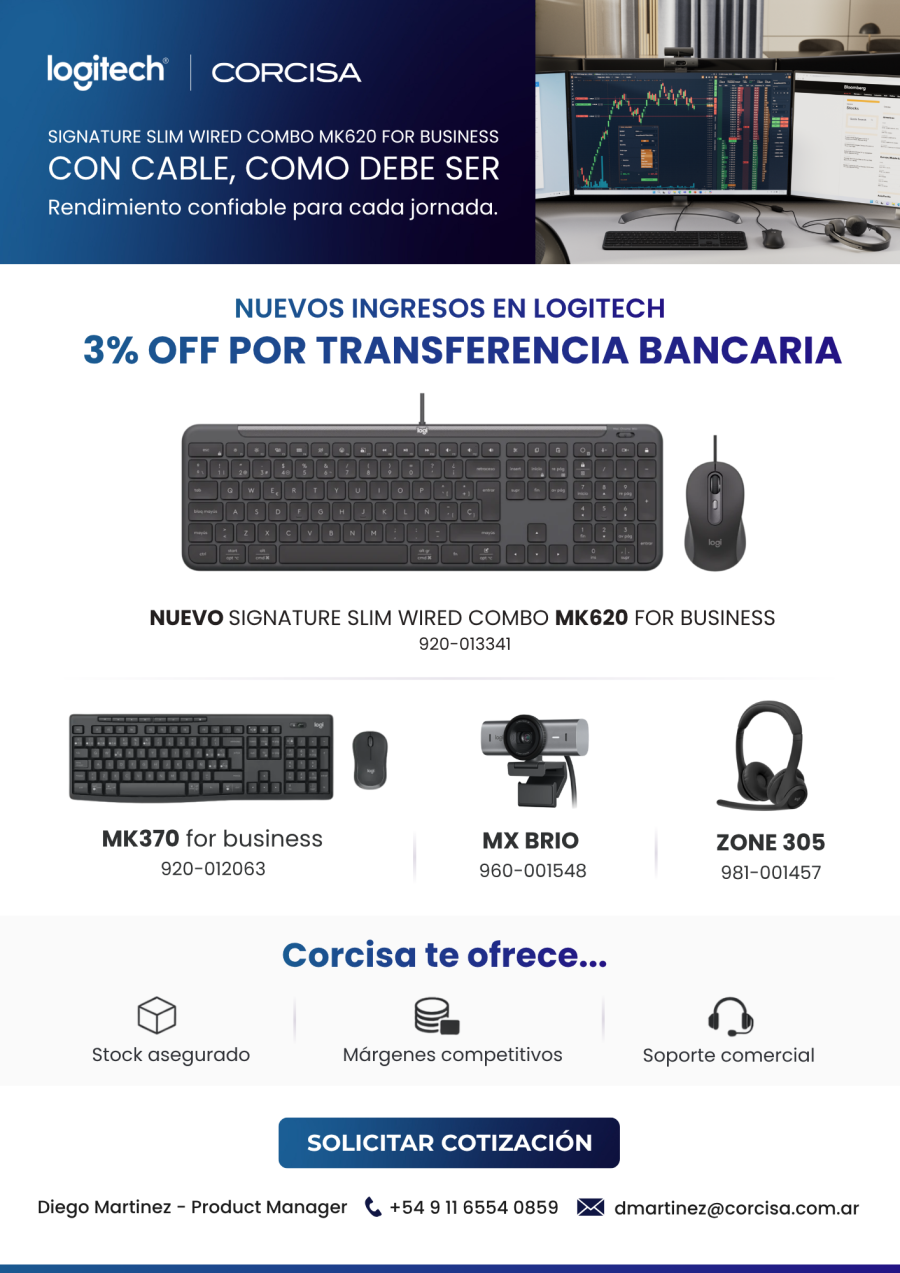 Nuevos Ingresos Logitech