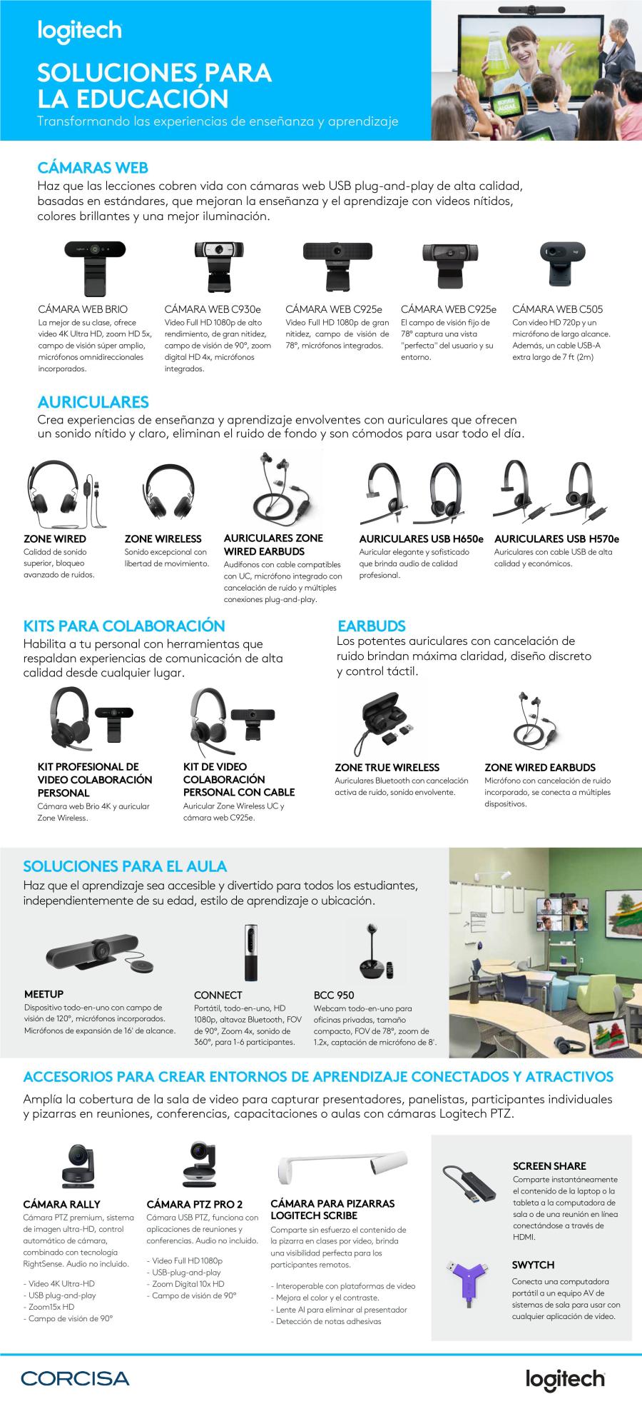 Soluciones para la educación - Logitech